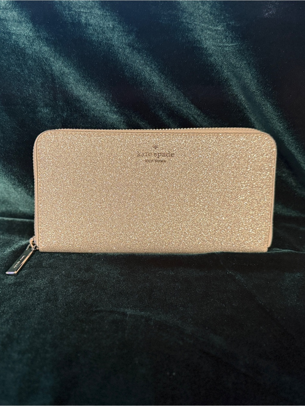 NWT Kate Spade Lunar Light Large Continental Zip Wallet